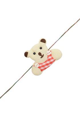 Boys Red Beaded Bear Rakhi