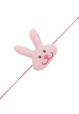Boys Pink Stuffed Bunny Rakhi