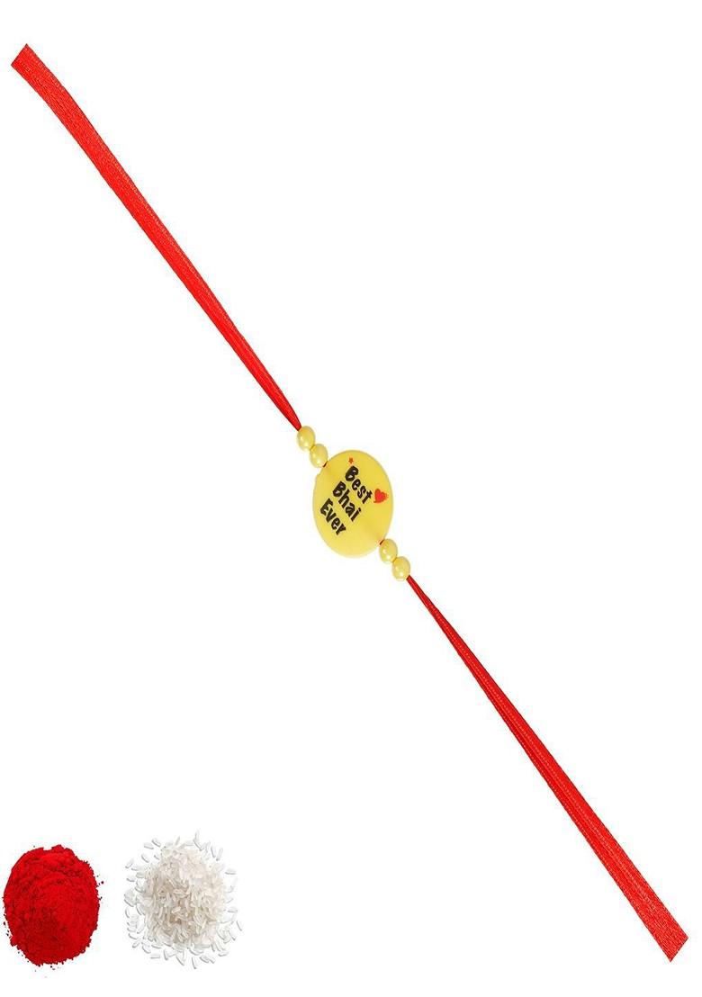 Kids Best Bhai Ever Rakhi With Roli Chawal - Indya