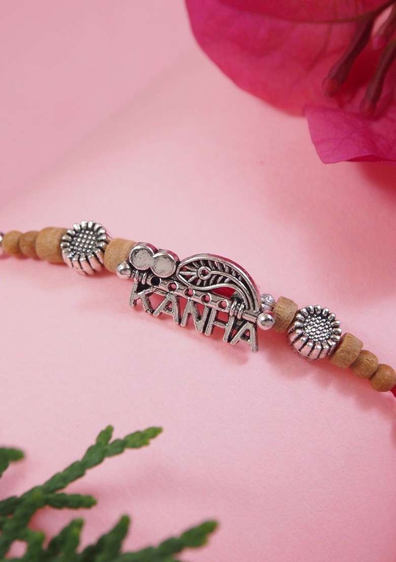 Red Boys Kanha Thread Rakhi - Indya