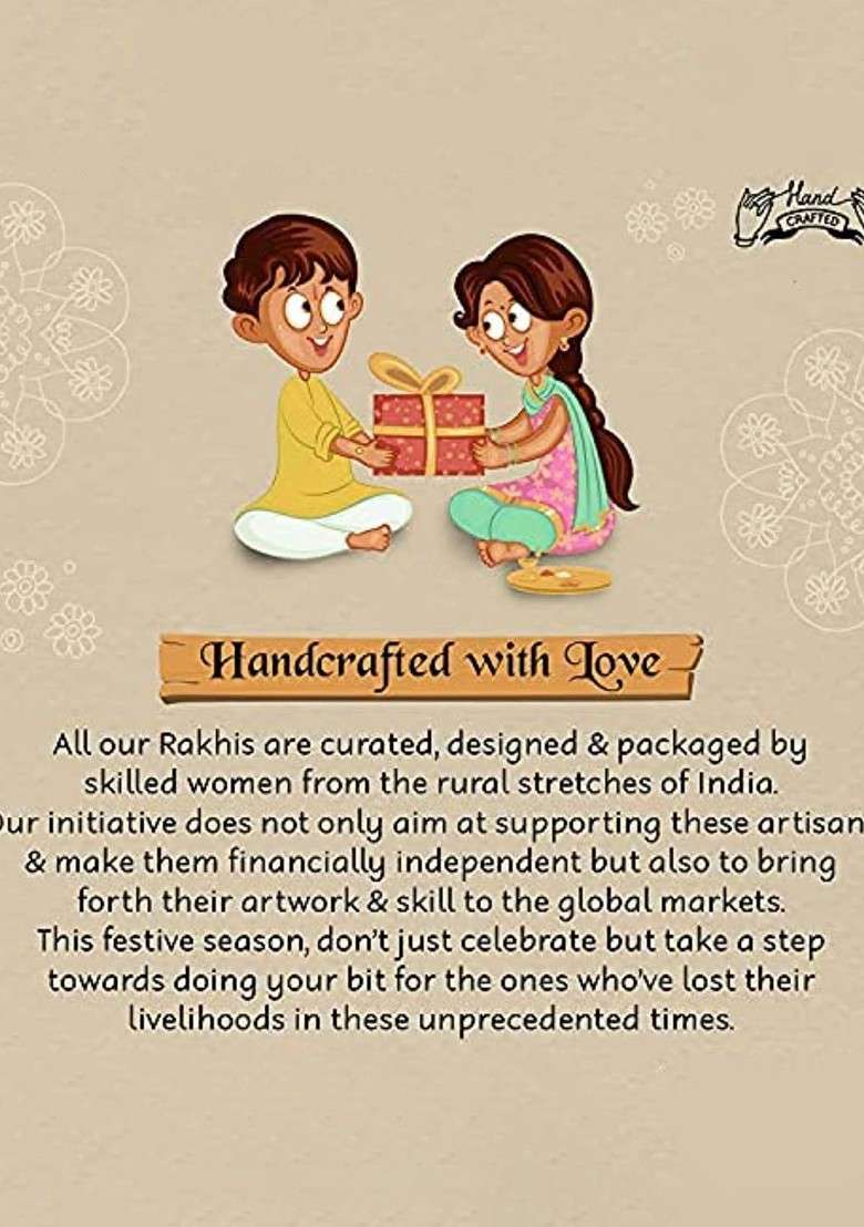 Red Boys Kanha Thread Rakhi - Indya