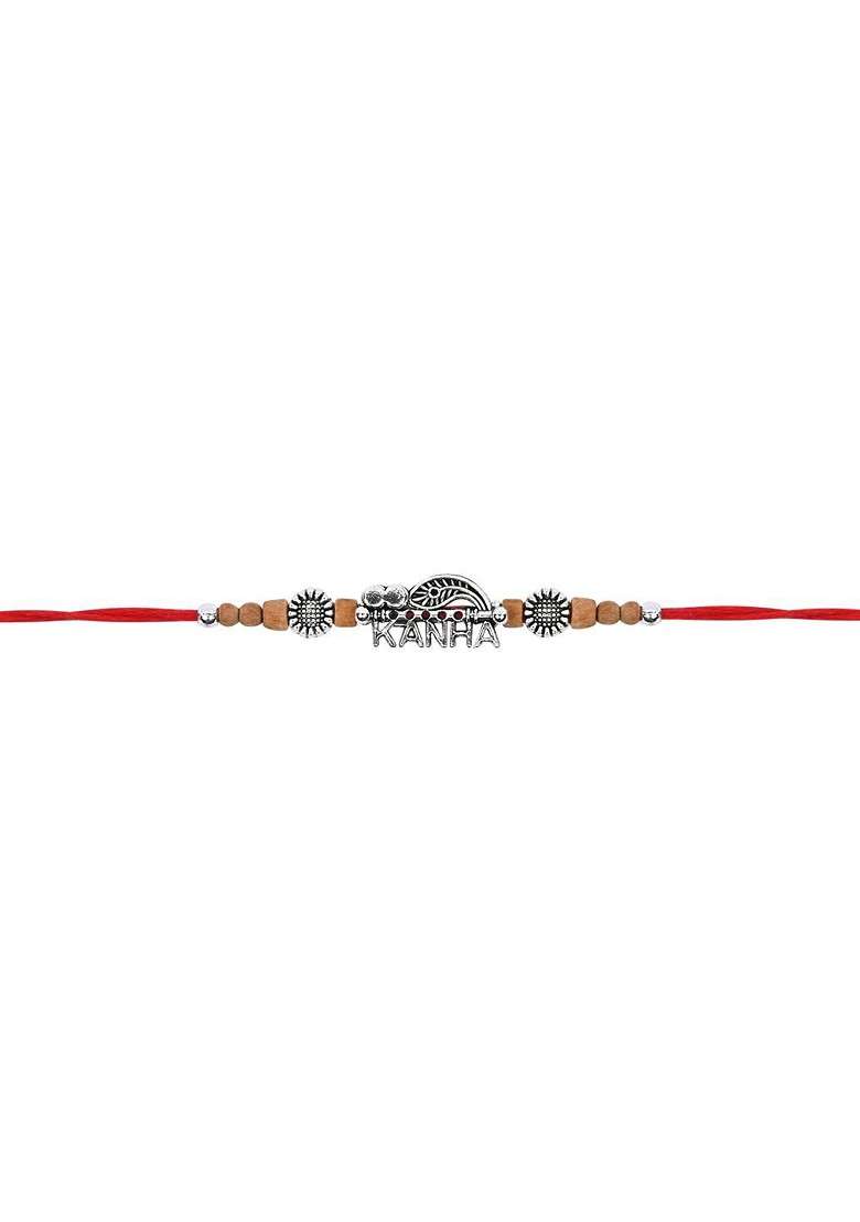 Red Boys Kanha Thread Rakhi - Indya