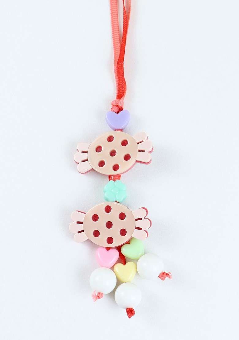 Girls Chocolate Hair Clips Charm Lumba Rakhi - Indya