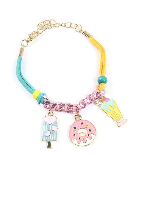 Kids Icecream Donut Multicharm Bracelet Rakhi