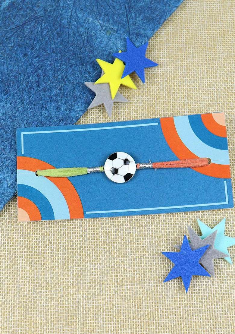 Boys Wraparound Rakhi With Roli Chawal - Indya