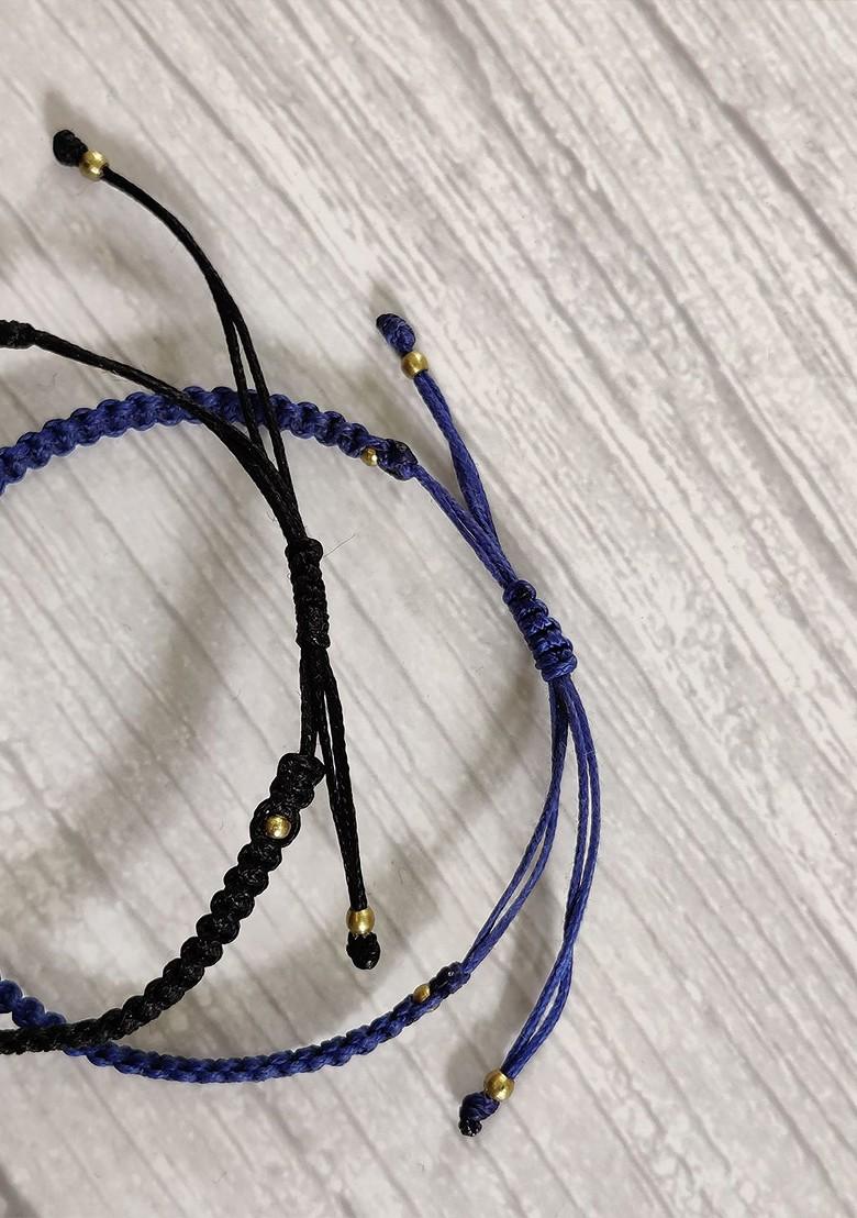 Kids Set Of 2 Silver Toned Rakhi Combo With Card And Roli Chawal - Indya