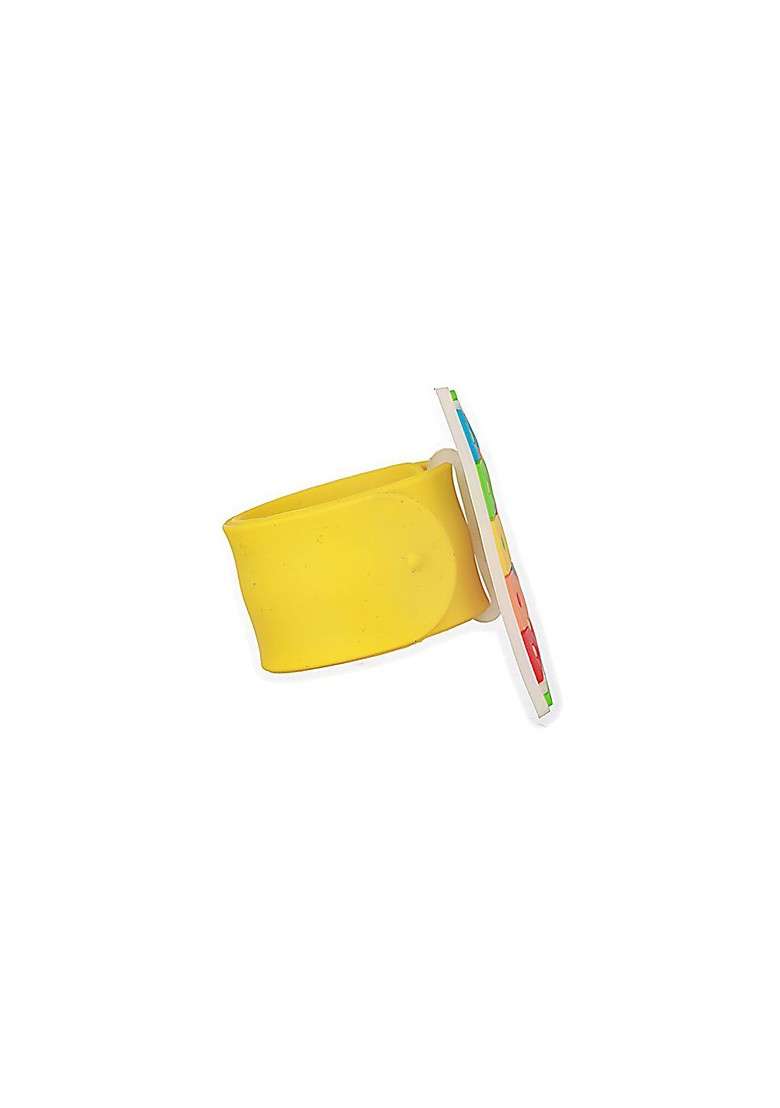 Yellow Set Of 2 Light Car And Watermelon Band Wraparound Rakhi With Roli Chawal - Indya