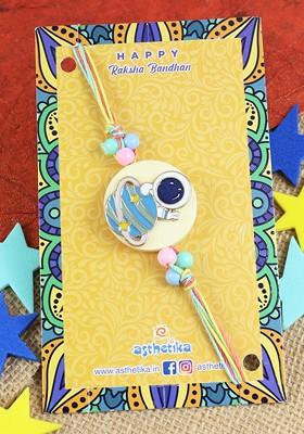Boys Star Charm Beaded Rakhi