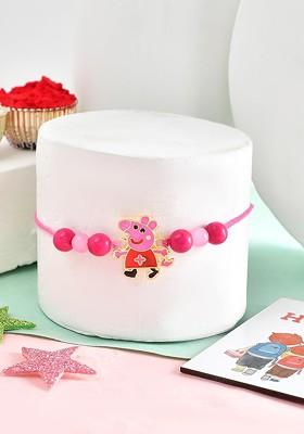 Cute Cartoon Rakhi With Magnet Gift And Roli Tilak