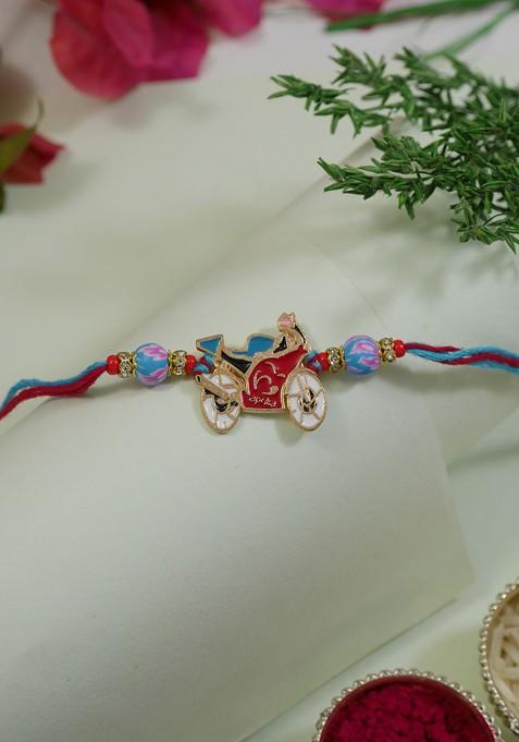 Kids 1Pcs Rakhi Greeting Card And Roli Chawal