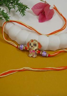 Pink Thread Rakhi
