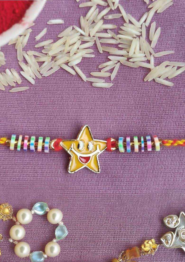 Green Thread Rakhi - Indya