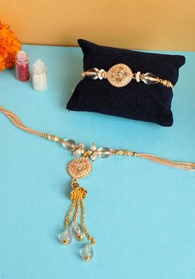 Gold Rakhi