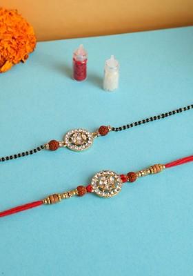 Gold Rakhi
