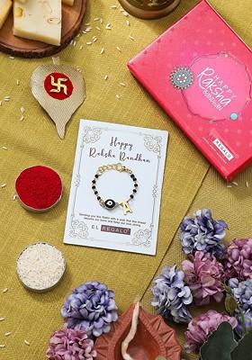 Evil Eye Charm Rakhi Gift Set