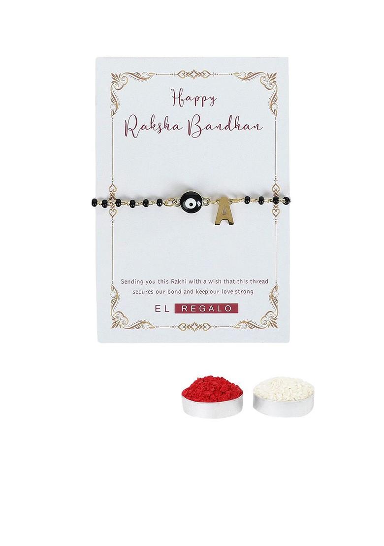Evil Eye Charm Rakhi Gift Set - Indya