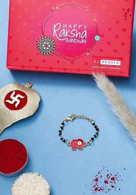 Kids Beaded Evil Eye Bracelet Rakhi