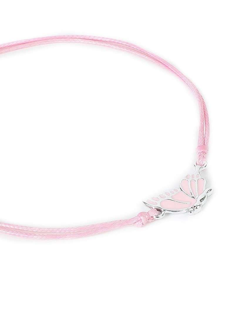 Blue Kids Set Of 2 Butterfly Charm Thread Rakhis - Indya