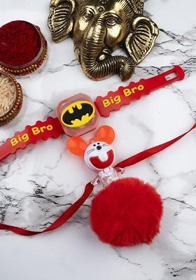 Kids Thread Bhaiya Bhabhi Rakhis With Roli Chawal