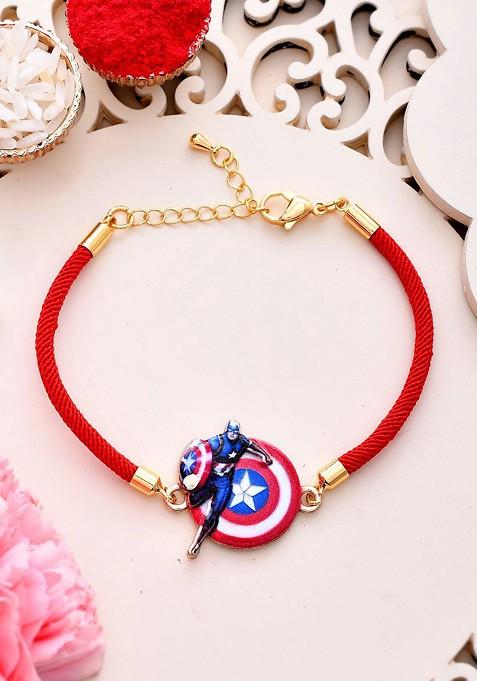 Kids Captain America Wraparound Rakhi