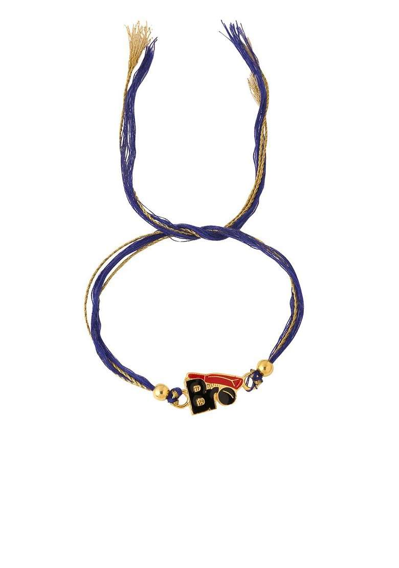 Boys Set Of 2 Bro Carved Rakhi - Indya