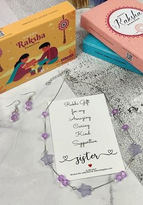 Girls Set Of 2 Jewellery Rakhi Gift Set