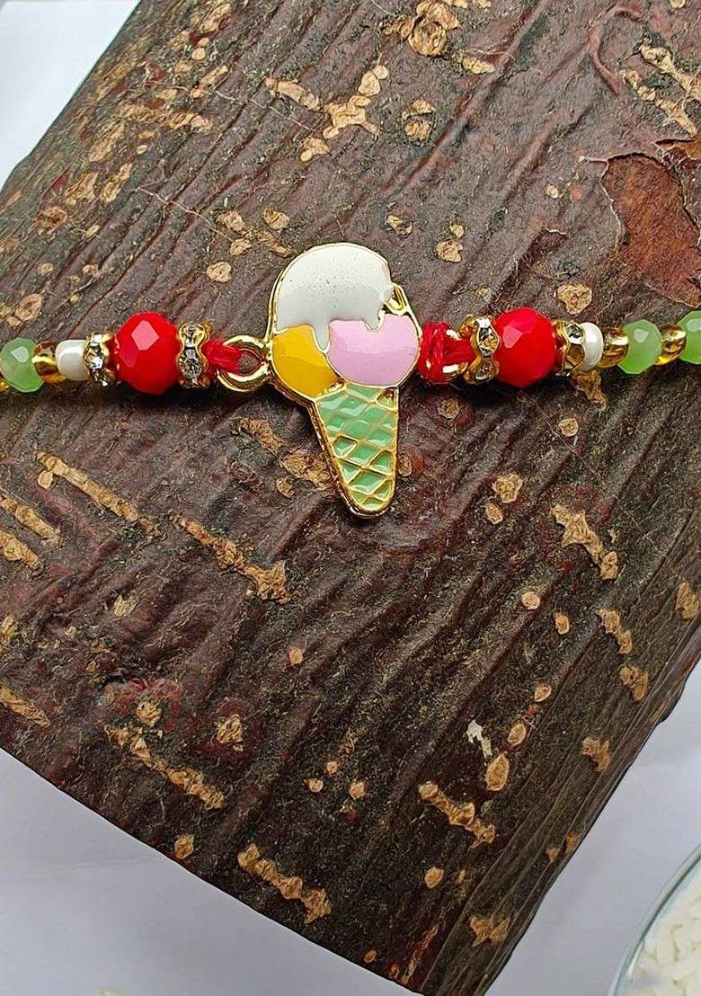 Pink Thread Rakhi - Indya