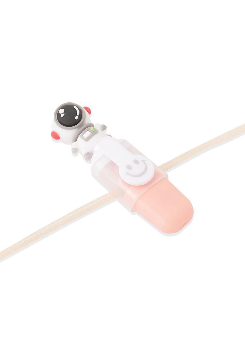 Peach Kids Assorted Sketch Pen Design Thread Rakhi With Roli Chawal Chandan And Mishri - Indya