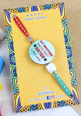 Boys Best Sister Brother Charm Rakhi