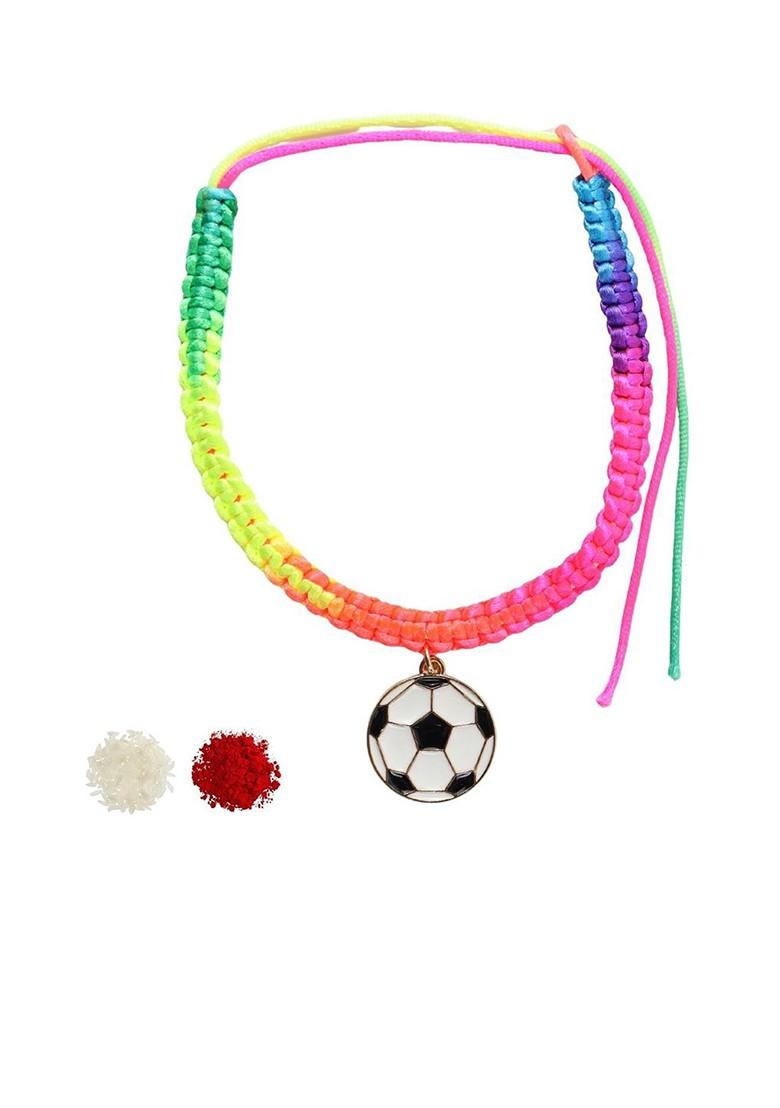 Astronaut Space Kids Wraparound Bracelet Rakhi With Roli Chawal - Indya