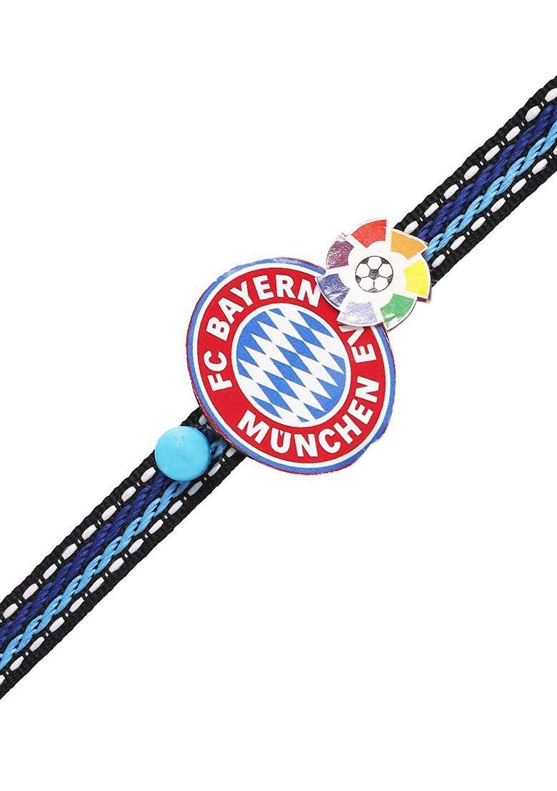 Pack Of 4 Multicoloured Rakhi With Roli Chawal Set - Indya