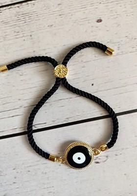 Evil Eye Rakhi Combo For Bhaiya With Roli Chawal Shagun And Greeting Card