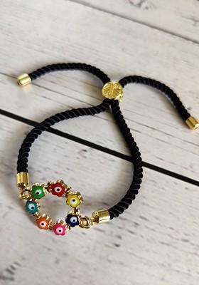 Evil Eye Rakhi Combo For Bhaiya With Roli Chawal Shagun And Greeting Card