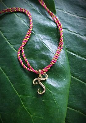 Mens Gold Plated Letter J Name Rakhi Designs