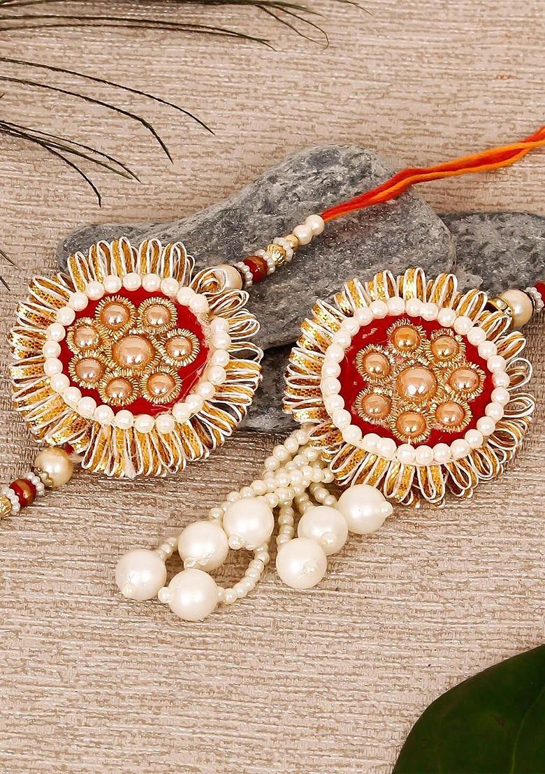 Multicolored Designer Bhaiya Bhabhi Rakhi