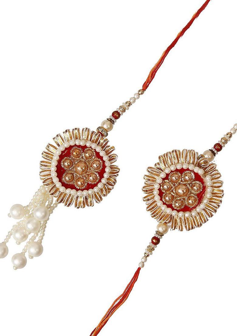 Multicolored Designer Bhaiya Bhabhi Rakhi