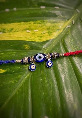 Men Blue Evil Eye Rakhi