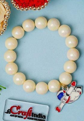 Beaded Astronaut Design Wraparound Rakhi