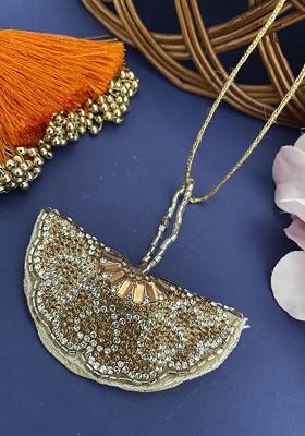 Heart Stone Thread Latkan Lumba Rakhi