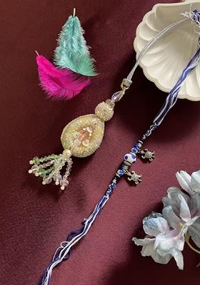 Set Of 2 Lumba Thread Rakhi