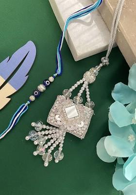 Set Of 2 Tassel Lumba Rakhi