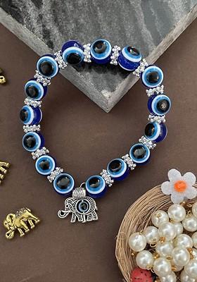 Elasticated Evil Eye Rakhi Bracelet