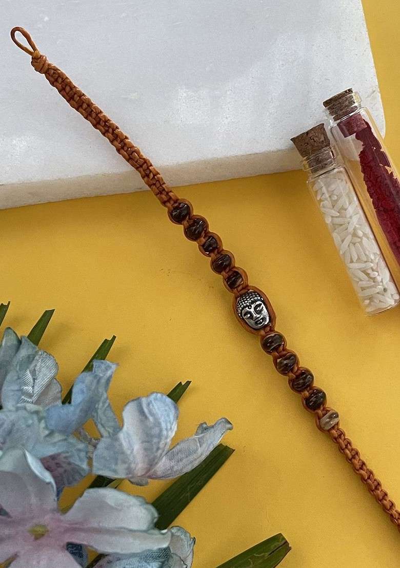 Buddha Charm Thread Rakhi - Indya