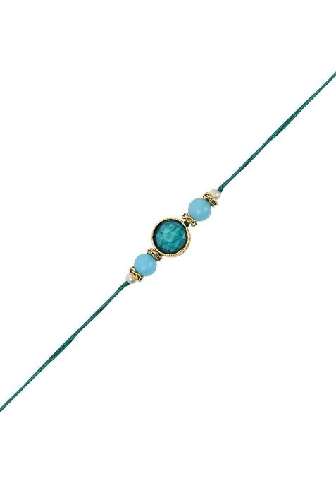 Designer Pearl Beaded Bhaiya Rakhi