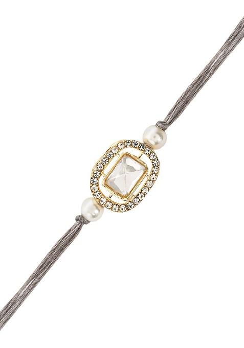 Designer Kundan Pearl Bhaiya Rakhi