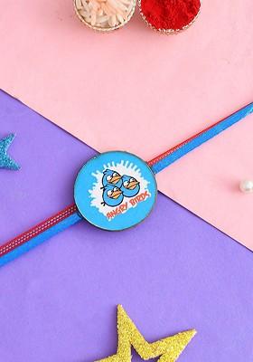 Kids Angry Birds Motif Thread Rakhi