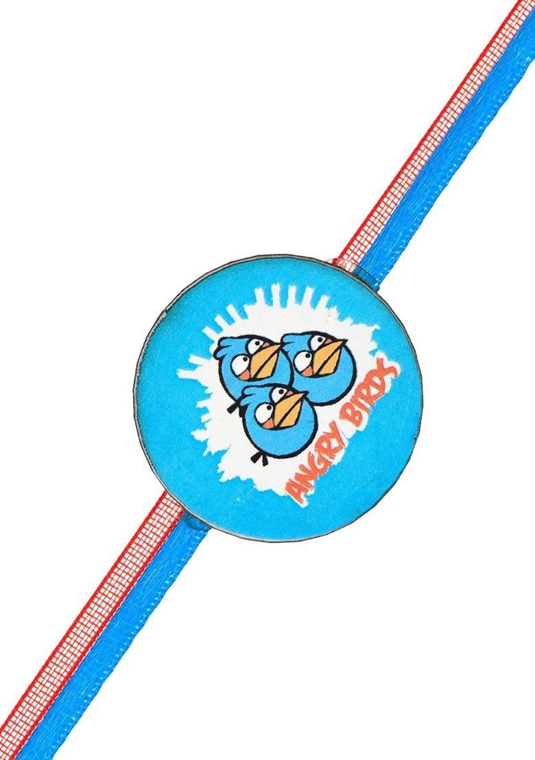 Kids Angry Birds Motif Thread Rakhi - Indya