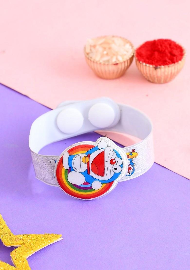 Boys Wraparound Rakhi With Roli Chawal And Greetings Card - Indya