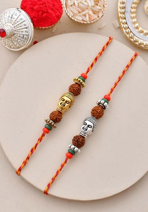 Unisex Set Of 2 Thread Rakhi