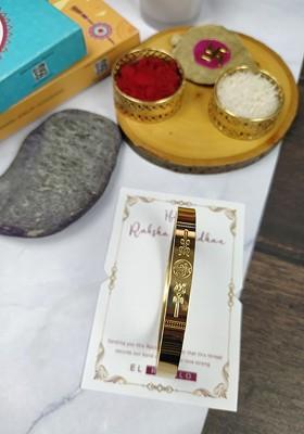 Men Stainless Steel Om Rakhi